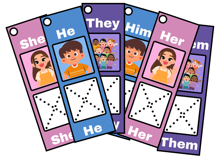 Cover image pronoun bookmarks