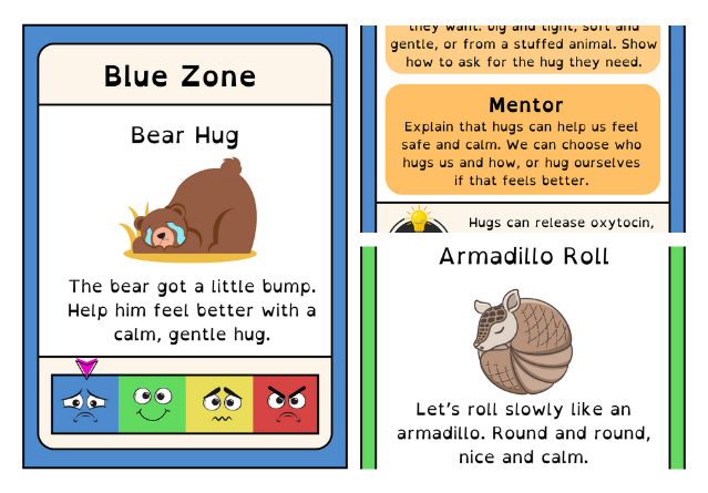 Preview of animal emotional regulation cards