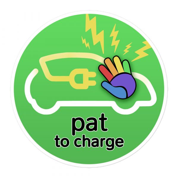 Car Charging Sticker