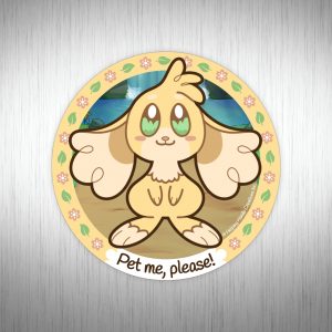 Animea Petting Magnet Mockup (Bunspring)