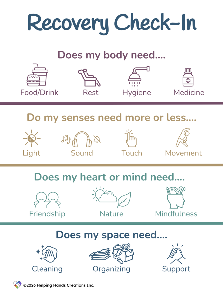 Recovery Check In Poster