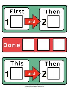 First and Then Boards