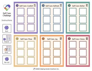 Self Care Game Canva Template