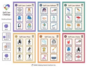 Self-Care Game Example with Instructions